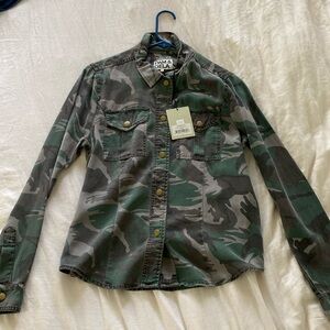 Army print long sleeve
